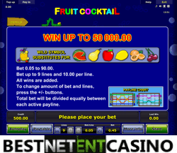 Slot fruit cocktail online, free